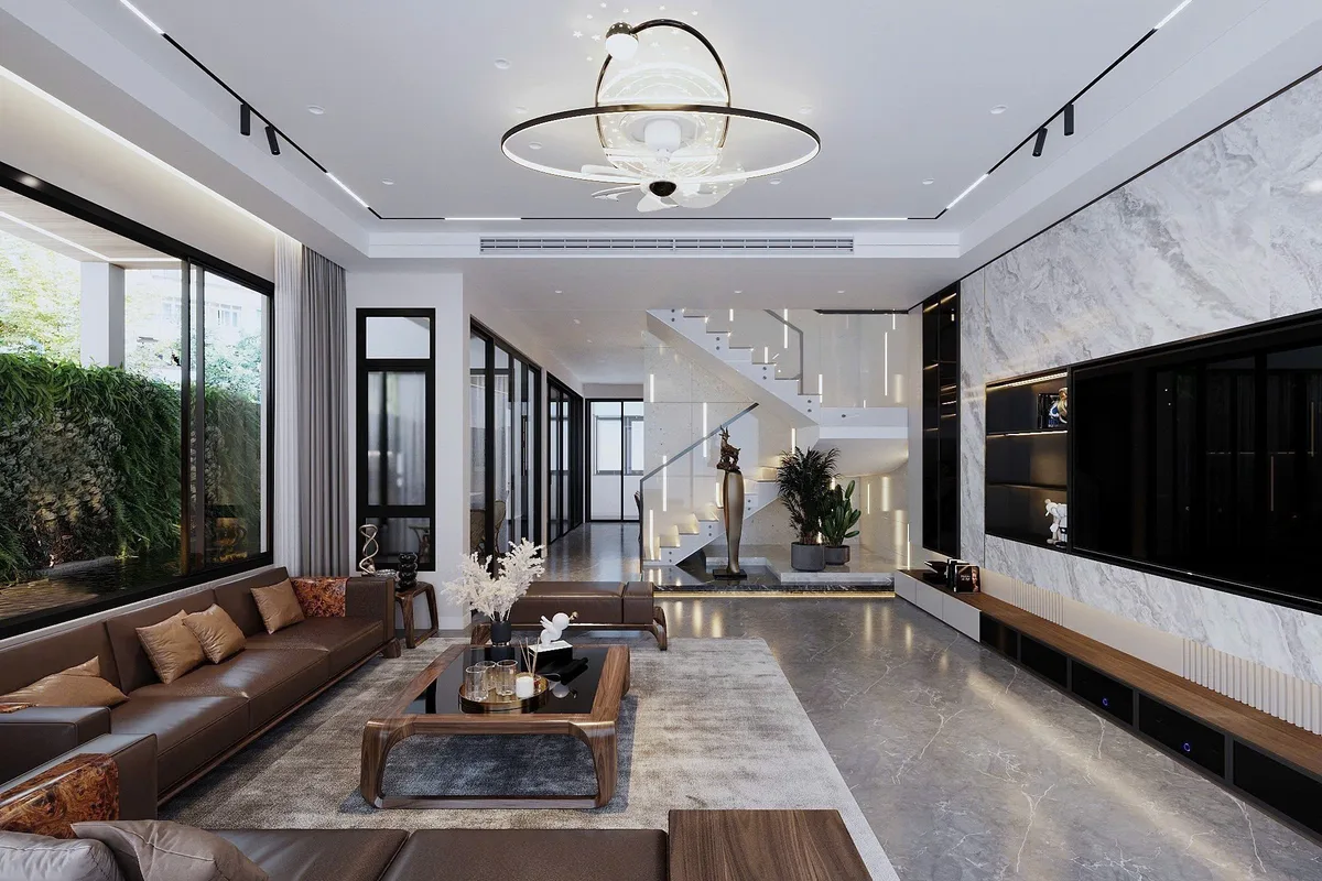Nội thất biệt thự cao cấp do PT HOME thiết kế và thi công tại Phú Thọ